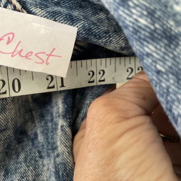 Almost Famous Jean Jacket Acid Washed Girls Just Wanna Have Fun Punk Baddie Vibe - Picture 11 of 14